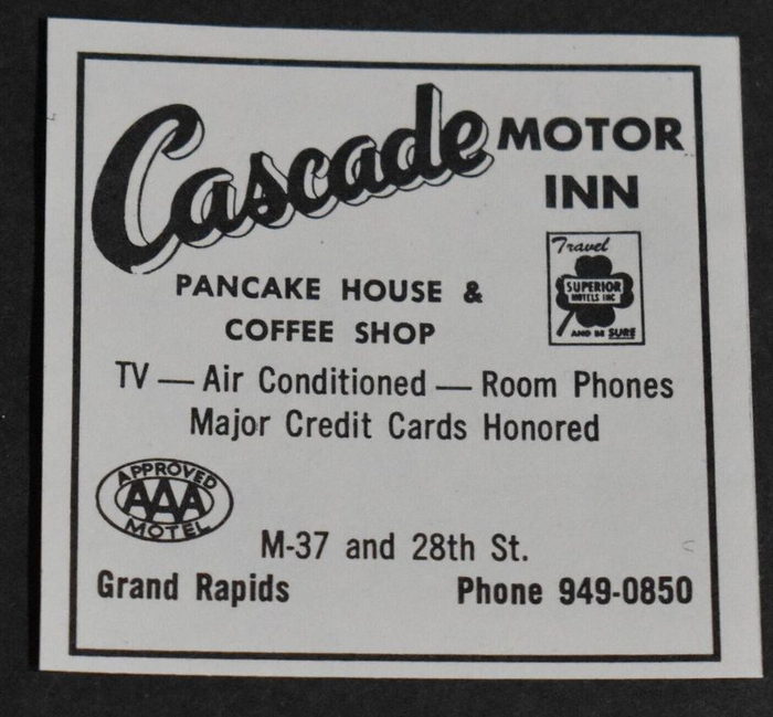 Cascade Motel (Cascade Motor Inn) - Print Ad (newer photo)
